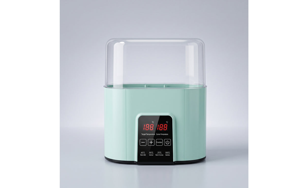 Easy to Use Baby Bottle Warmer and Sterilizer Electric Bottle Warmer with Sterilizing Function Allall-in-1 Appliance Multifunctional for Parents, Newborns, Nursery, Kitchen