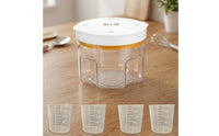 Resin Vacuum Chamber Airtight Vacuum Chamber with Measuring Cups Transparent for DIY Hobbyists