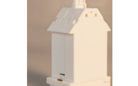 Compact House-Shaped Display Toy Lightweight Point-of-Purchase Display with Hook Minimalist Stable for Retailers, Retail Displays, Countertop Promotions