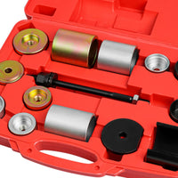 14 Pieces Rear Axle Bushing Tool Heavy-Duty Cast Steel Differential Mount Bushing Tool Kit Multi-Specification Chassis Bush Remover Installer