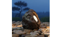 Beam Light with Faux-Rock Body Prewired Rock Light Stone Light Focused Garden Lights Bright for Landscapers, Yard, Lawn