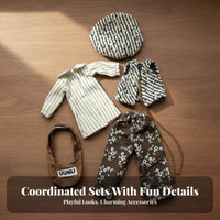 Doll Clothes Set Design Doll Clothing Set Interchangeable Pieces Toy Accessory for Collecting