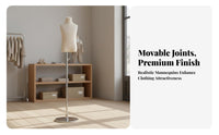 Child Mannequin Easy Assembly Children's Clothing Display Stand Stable Base children's Clothing Display Body for Online S, Boutiques, Craft Show