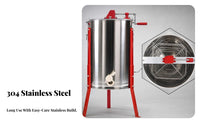 Gear Upright 4 Frame Honey Extractor Stainless Steel Honey Extractor Stable Stand