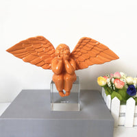 Angel Figurine Nordic Style Home Decor Highlight Creative Design for Children's Room