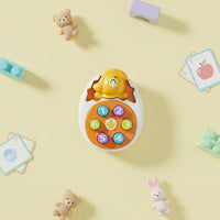 Early Education Whack-a-Rodent Toy Hand-Eye Coordination Cartoon Creature Push Toy Reaction Training Spring up Button Game Stress Relief for Children, Toddlers, Babies, Travel