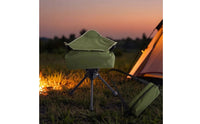 Portable Camp Stool with Storage Bag Lightweight Camp Stool with Carry Bag Compact Triangle Chair Collapsible for Campers, Anglers, Hikers, Camping, Fishing, Hiking, Outdoor Travel
