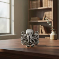 Sea Creature Paper Clip Metal Finish Sea Creature Clip Vintage Style Stationery Clips for Journalers, Planners, Desk Decoration