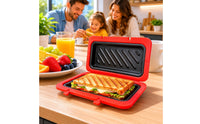 Microwave Sandwich Grill Compact Tray Clamshell Grill Tray Quick-Cooking Food Prep