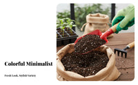 Mini Gardening Trowel Small and Portable Small Planting Trowel Lightweight Wood Handle for Seniors, Potted Plants