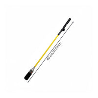 2 Pieces Swing Practice Stick Muscle Memory Golf Swing Guide Golf Training Aid Portable for Beginners