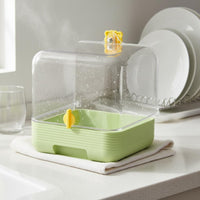 Large Space Splash-Proof Parrot Bath Easy to Clean Parrot Shower Tub High Clarity Hanging Bird Bath Container