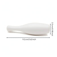10 Pieces Mini Bowling Pin Toy Indoor Bowling Pin Toy Game Miniature Smooth for Children, Playroom, Home