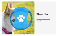 Teeth Grinding Dog Training Flying Disc Nip Resistant Dog Flying Disc Long-Lasting for Dogs, Puppy Owners, Outdoor, Playtime, Backyard