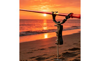 Clamp Fishing Rod Holder Multi Purpose Railing Fishing Rod Rest Space Saving for Bridge