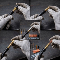 24-Piece MIG/MAG Welding Torch Consumables Kit for MB15AK