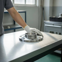 304 Stainless Flange Plate Threaded Flange Heavy Duty Pipe Fitting for Water Tank, Plumbing, Industrial Piping
