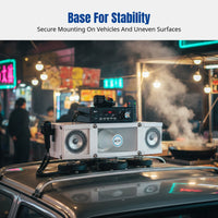 Car Roof PA Speaker, High-Power Bluetooth Megaphone, Outdoor Loudspeaker, Waterproof Mount, Random Model