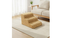 Dog Stairs with Handle Sloped Pet Stair Ramp with Handle Foam Dog Stairs Gentle Slope Stable for Small Dogs, Bed, Sofa