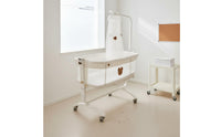 Co-Sleeper Bassinet Multi-Functional Mobile Bassinet Portable Baby Crib Adjustable Height Portable Co Sleeper Foldable
