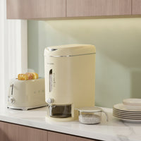 Rice Dispenser with Measuring Cup Countertop Rice Dispenser Upright Space-Saving for Kitchen, Pantry