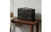 Vintage Design Suitcase Alloy Buckles Vintage Luggage Trunk Retro Wooden Storage Box Multi-Functional Antique Suitcase Box