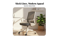 Adjustable Height Ergonomic Mesh posterior pivot Chair Caster casters Ergonomic Mesh Chair effortless Rolling Casters Office Furniture Support for Remote Workers, Students, video game enthusiasts, Conference Room, Bedroom, Gaming Setup
