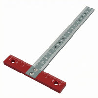 Engraved Graduations T-Square Ruler Centimeters and Millimeters Metric Marking Ruler