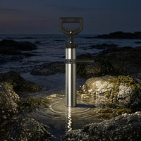 5 Pieces Beach Digging Set Stainless Steel Shrimp-Catching Set Sand Scoop Detachable Handle 3 L Container for Seaside