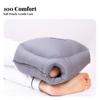 Soft Cushioning Heel Protector Boot Adjustable Strap Heel Protector Pillow Skin-Friendly for Elderly, Seniors, Home Care, Bed, Wheelchair