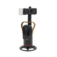 Motorized Mobile Device Tracking Stand 360-Degree Phone Stand with Gesture Control Portable Auto Face Tracking Phone Holder Compact for Livestreaming