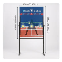 Pickleball Practice Board with Stand Heavy-Duty for Beginners