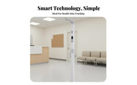 Sound Wave Height and Weight Scale High Precision Electronic Height Weight Machine Large Digital Display Digital BMI Scale with Stadiometer