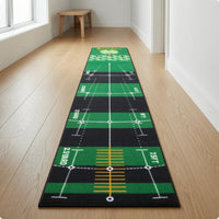 Golf Practice Mat TPR Backing Indoor Putting Mat Indoor Putting Green Easy Storage Golf Practice Even-Rolling Roll for Golfers