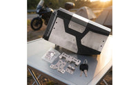 Motorcycle Side-Mounted Storage Box Universal-Fit with Key for Long-Distance Riding