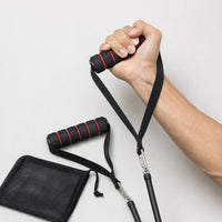 Resistance Band Pull-Up Bar Handles with Carabiners for Fitness Equipment