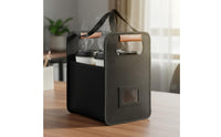 Travel-Friendly Beverage Cup Holder Easy to Clean Multi-Cup Carrier Bag Leak-Resistant Design Reusable Drink Carrier for Delivery Drivers, Picnics