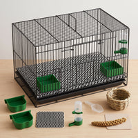 Large Encrypted Quail and Chick Cage for Indoor Use