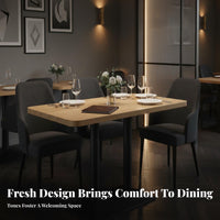 Light Luxury Design Restaurant Booth and Table Set Padded Seat Modern Cafe Table and Chair Set Versatile Combination Upholstered Dining Booth Long-Lasting Construction for Interior Designers, Business Owners, Event Planners, Milk Tea Shop, Eatery