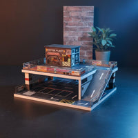 1:64 Parking Garage Diorama Realistic Detail Diecast Garage Scene PVC Material 1:64 Car Diorama for Collectors