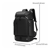 Travel Backpack Large Backpack Breathable Straps Carry Gear for Men, Outdoor
