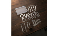 25 Pieces Saxophone Pad Adjustment Tools Stainless Steel Saxophone Repair Tools Metal Pad Leveling Tool for Gigs