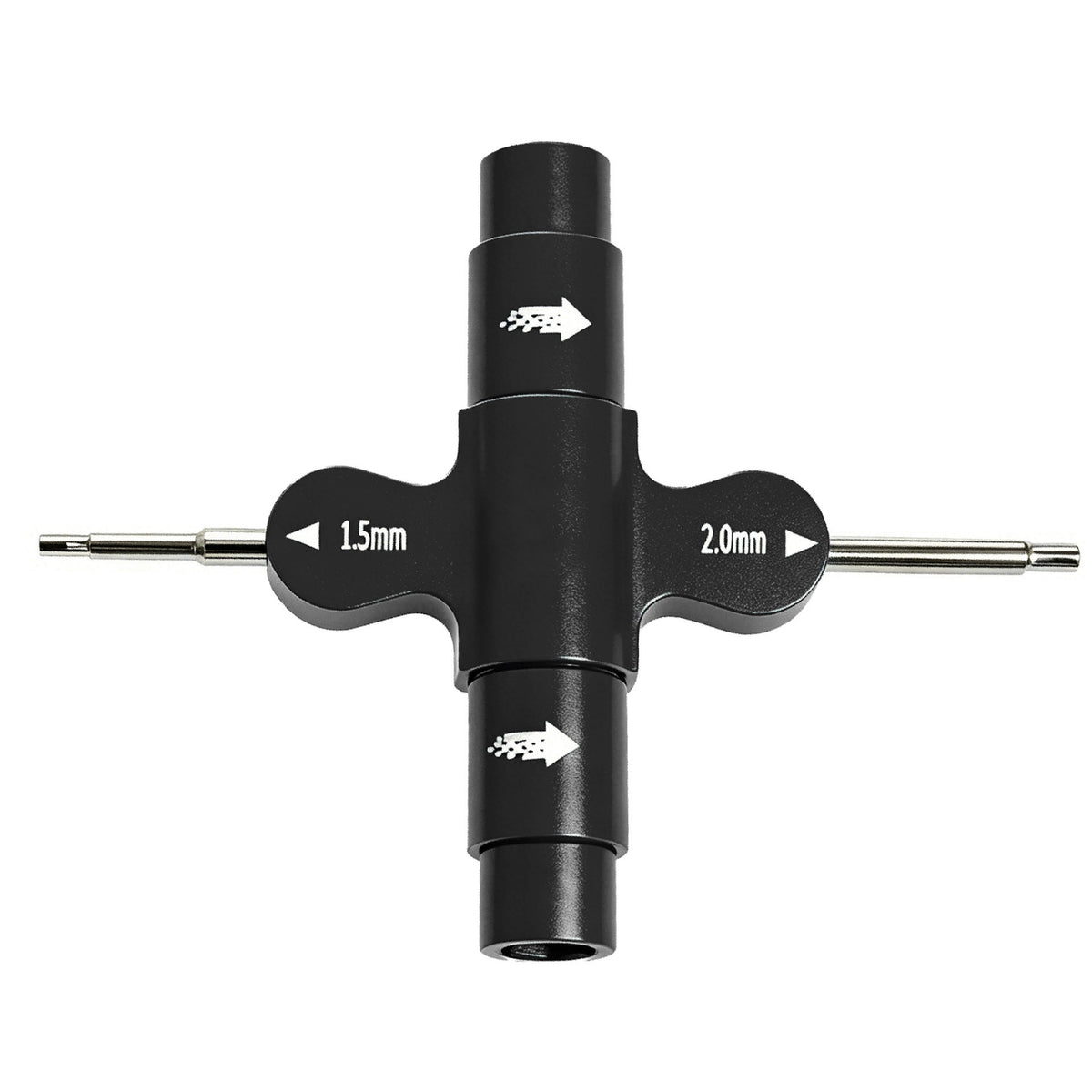 Cross Driver Two-endedEnded Multi-Tool Machined Wrench with Screwdriver for RC Hobbyists, Hobbyists