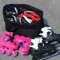 Drawstring Skate Storage Bag Long-Lasting Skate Bag with Shoulder Strap Large Capacity Sturdy for Skaters
