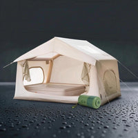 Inflatable Camping Tent Fast Setup Inflatable Camping Tent Windproof Inflatable House for Campers, Families