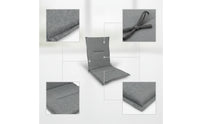 Rocking Chair Cushion High-Back Chair Cushion with Ties Padded for Porch