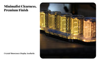 User-Friendly Glow Tube Clock