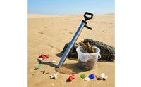 Easy to Use Stainless Steel Shrimp Pump Non Slip Handle Beach Clam Suction Tool Sea Worm Extractor for Tidal Flat, Shoreline