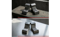 Threaded Locking Nut Jaw with Machined Grooves Metal Wheel Balancer Locking Nut Jaw for Mechanics, Tire Shop