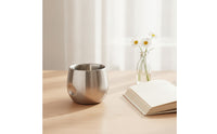 Insulated Double-Wall Cup Minimalist Tumbler Drinkware Compact for Minimalists, Office